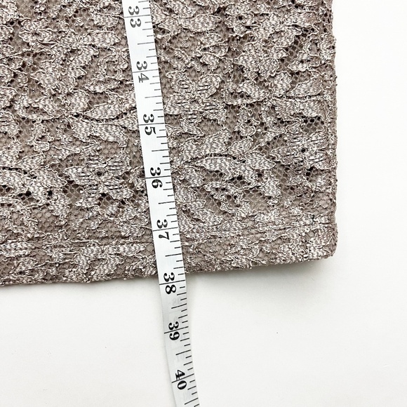 Alex Evenings Dress And Jacket Set Womens 24W Antique Nickel Lace 2-Piece Set - Picture 14 of 16